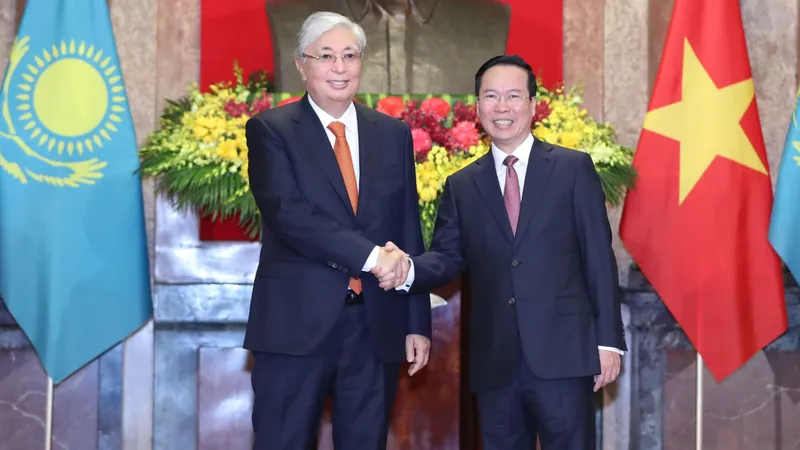 Việt Nam và Kazakhstan đặt mục tiêu sớm đạt 1,5 tỷ USD kim ngạch thương mại hai chiều