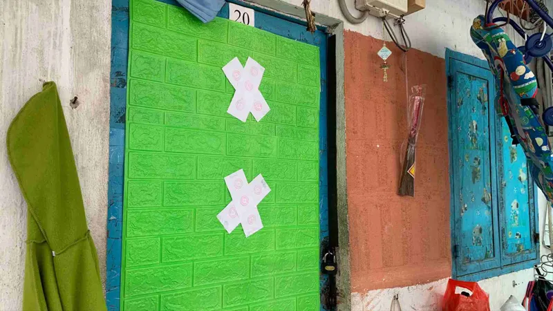 Căn phòng trọ nơi xảy ra vụ việc