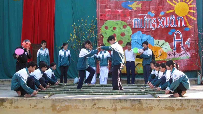 Hoạt động vui xuân - nét đẹp ngày tết quê tôi
