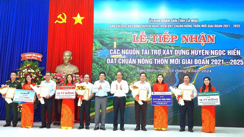 Cà Mau: Huyện cực Nam Tổ quốc tiếp nhận hơn 200 tỷ đồng xây dựng nông thôn mới