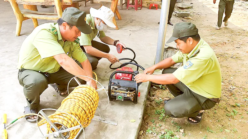 Khẩn cấp phòng chống cháy rừng