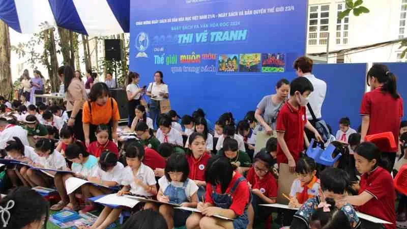 Nhiều hoạt động trải nghiệm trong Ngày sách và Văn hóa đọc 2024 được tổ chức tại Thư viện Quốc gia