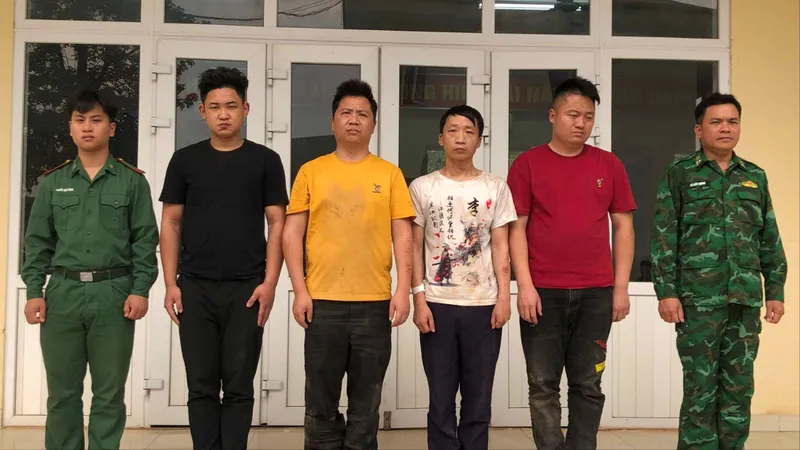 4 đối tượng người Trung Quốc bị bắt giữ 