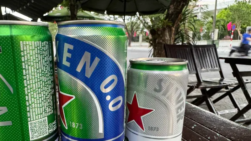 Sản phẩm của Heinieken tại Việt Nam. Ảnh minh họa