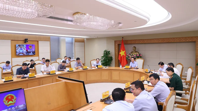 Quang cảnh cuộc họp. Ảnh: VGP