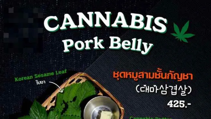Bức ảnh được Cục Tình báo Quốc gia cung cấp cho thấy thực phẩm có tẩm cần sa được bán ở Thái Lan. Ảnh : Korea Times
