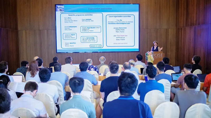 Toàn cảnh phiên thảo luận ngày đầu tiên tại Hội nghị quốc tế truy tìm hạt Axion