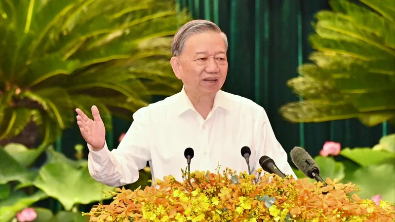 Tổng Bí thư, Chủ tịch nước Tô Lâm: Xây dựng TPHCM giàu có về vật chất, về tình người và khát vọng vươn lên