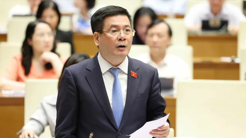 Quang cảnh phiên chất vấn. Ảnh: QUANG PHÚC