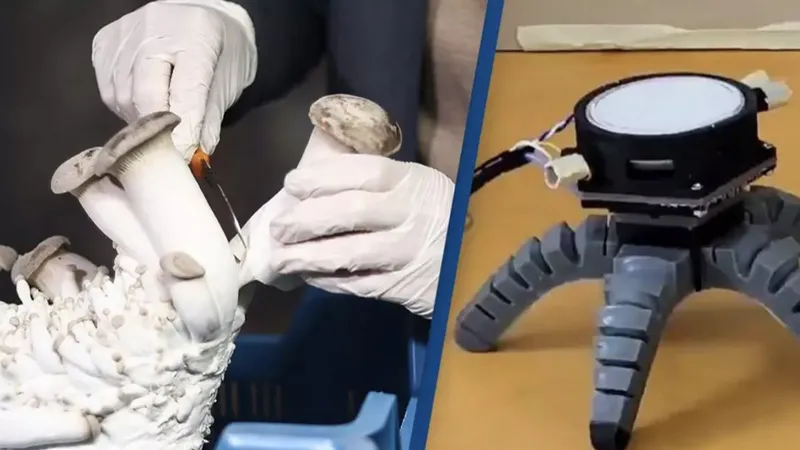 Robot được điều khiển từ nấm
