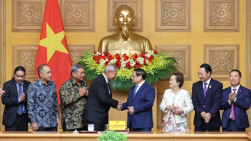 Thủ tướng Phạm Minh Chính tiếp đoàn Hội đồng Tư vấn kinh doanh ASEAN (ASEAN BAC)