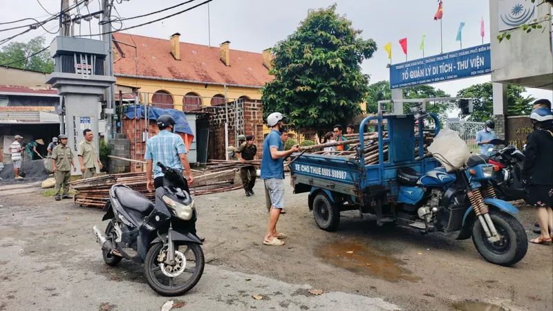 Đồng Nai: Cưỡng chế công trình lấn chiếm trái phép trước Thành cổ Biên Hoà