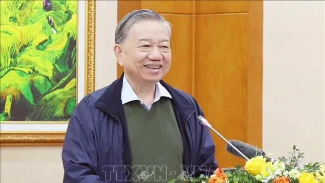 Tổng Bí thư Tô Lâm làm việc với Ban Kinh tế Trung ương