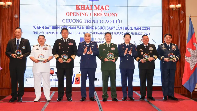 Quang cảnh chương trình giao lưu Cảnh sát biển Việt Nam và những người bạn lần thứ hai (ảnh Cảnh sát biển Việt Nam)