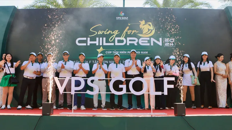 Giải golf Swing For Children 2024: Trao yêu thương đến học sinh nghèo vượt khó ở Khánh Hòa