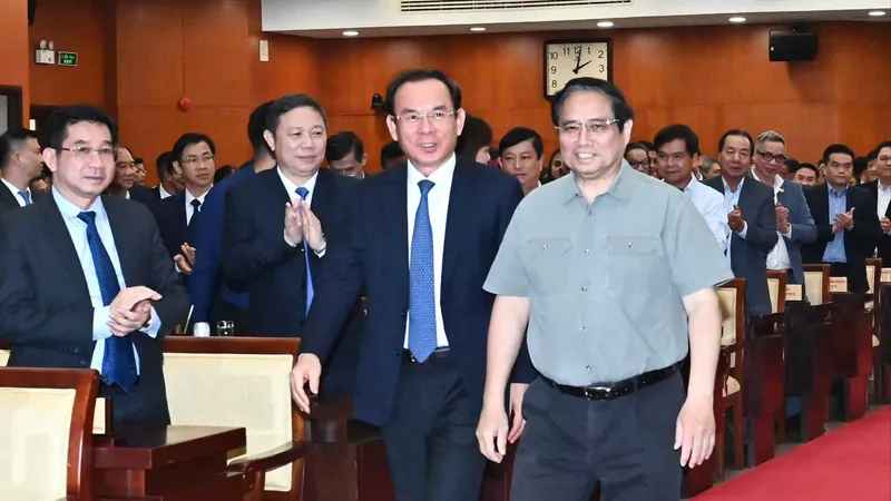 Thủ tướng Phạm Minh Chính dự Hội nghị công bố quy hoạch TPHCM
