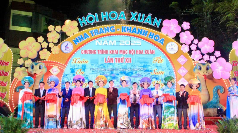 Khai mạc Hội hoa xuân Nha Trang – Khánh Hòa 