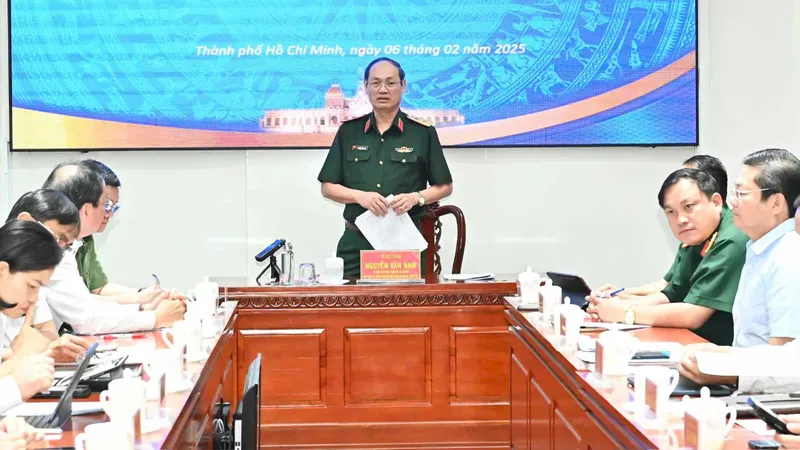 Hội đồng Nghĩa vụ quân sự (NVQS) TPHCM họp phiên thứ II. Ảnh: VIỆT DŨNG