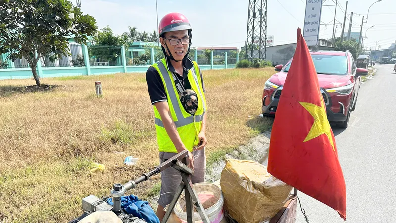 Xe hút đinh miễn phí trên quốc lộ 1
