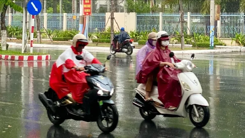 Mưa lớn tại TP Cần Thơ chiều 19-2