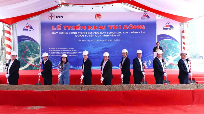 Bắt đầu thi công đường dây 500kV Tây Bắc