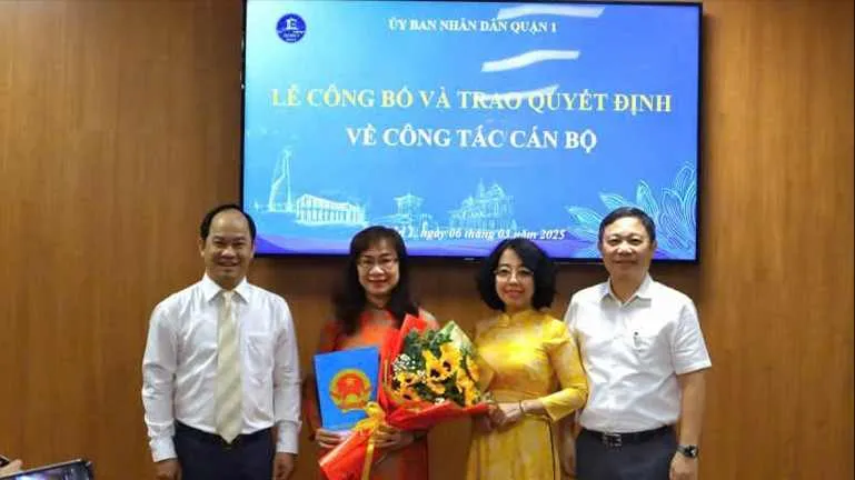 Nữ hiệu trưởng được bổ nhiệm Trưởng Phòng GD-ĐT quận 1 
