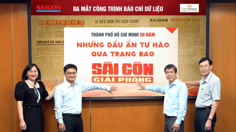 Công trình báo chí dữ liệu của Báo SGGP: Ghi dấu hành trình 50 năm TPHCM