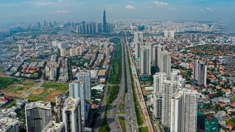 Khu đô thị tại TPHCM. Ảnh: HH