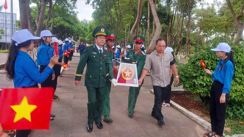Gia Lai an táng, truy điệu 23 hài cốt liệt sĩ