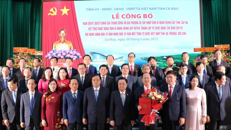 Đồng chí Nguyễn Hồ Hải làm Bí thư Tỉnh ủy Cà Mau mới