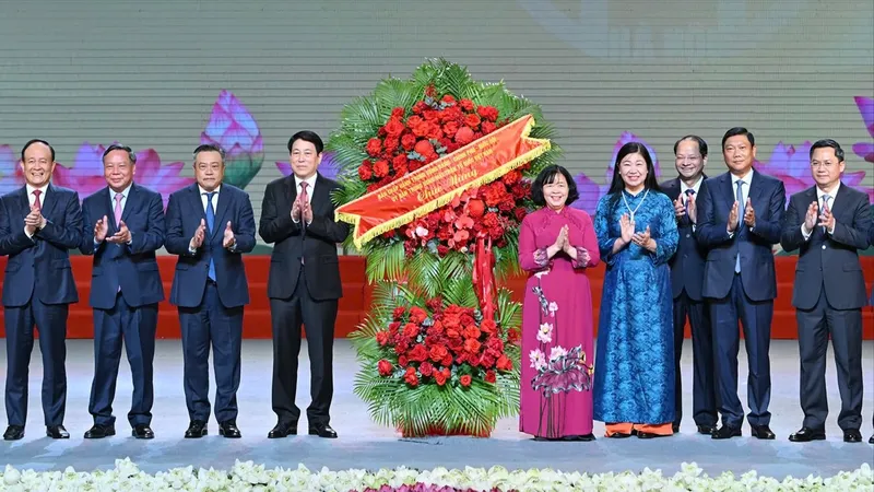 Chủ tịch nước Lương Cường dự Lễ công bố nghị quyết, quyết định tại Hà Nội