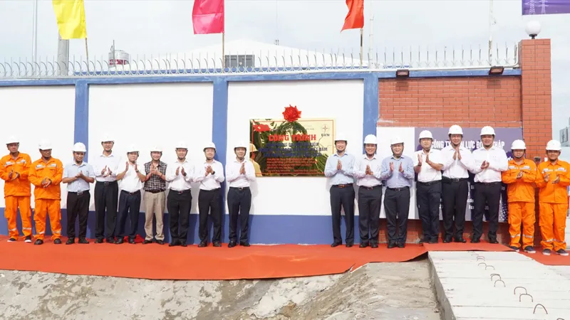 Gắn biển 2 công trình Trạm biến áp 110kV tại ĐBSCL