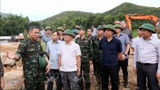 Phó Thủ tướng Lê Thành Long kiểm tra, chỉ đạo công tác khắc phục hậu quả mưa lũ tại Sơn La