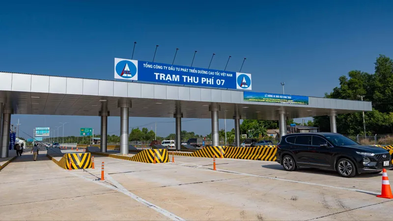 Thu phí tuyến đường cao tốc Bến Lức - Long Thành từ ngày 10-8