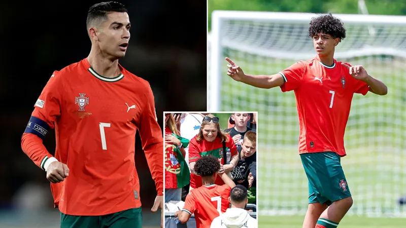 Ronaldo Jr đã chính thức khởi đầu hành trình tiếp bước người cha vĩ đại Cristiano Ronaldo