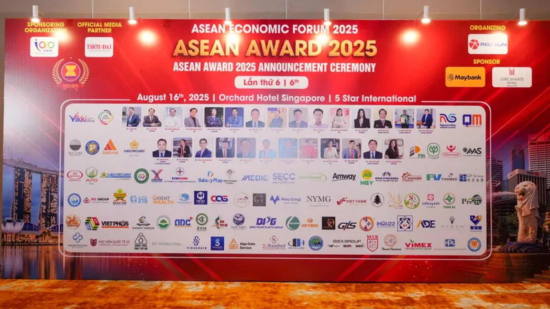 Yến sào Khánh Hòa lọt Top 10 Thương hiệu Nổi tiếng ASEAN 2025