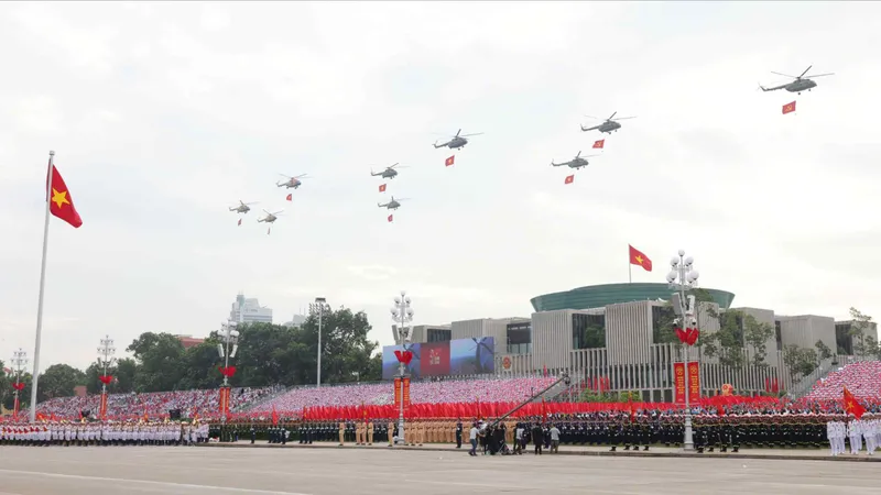 Mãn nhãn Lễ tổng duyệt diễu binh, diễu hành