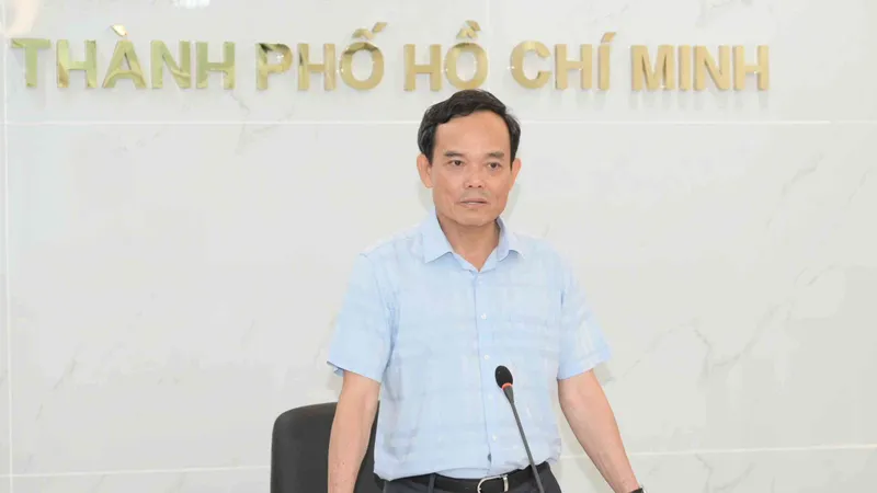 Bí thư Thành ủy TPHCM Trần Lưu Quang kết luận buổi làm việc