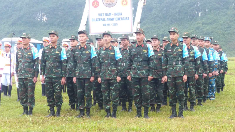Diễn tập song phương Việt Nam - Ấn Độ về gìn giữ hòa bình Liên hợp quốc