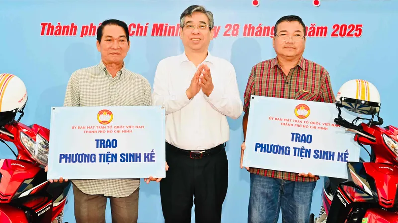 Nhiều hoạt động chăm lo an sinh xã hội nhân dịp Đại hội đại biểu MTTQ Việt Nam TPHCM lần thứ I