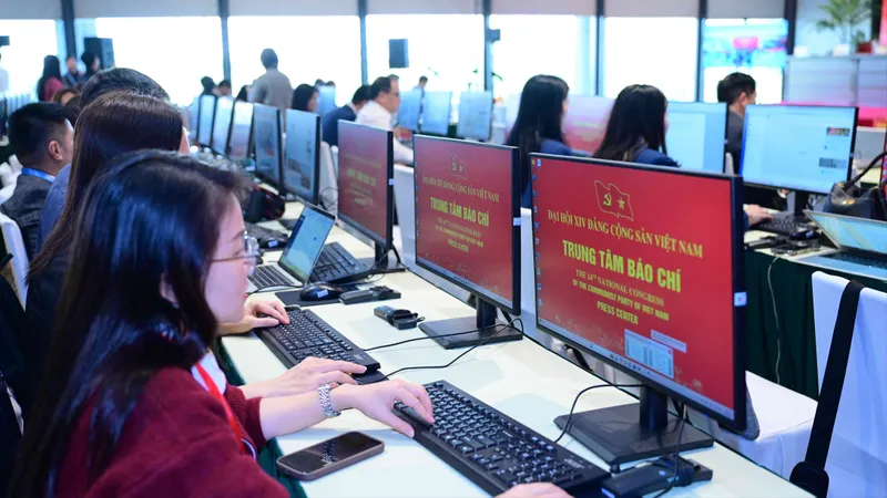  Khai trương Trung tâm Báo chí Đại hội XIV của Đảng và họp báo quốc tế
