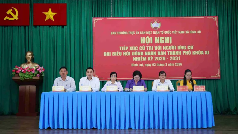 Cử tri xã Bình Lợi kiến nghị gỡ điểm nghẽn quy hoạch, tiếp sức sinh kế cho vùng ven 
