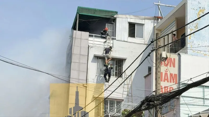 Hiện trường vụ cháy