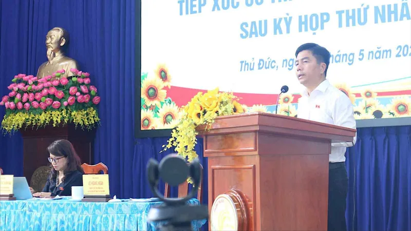 Cử tri kiến nghị thành lập tổ công tác liên ngành về đất đai – quy hoạch tại phường, xã
