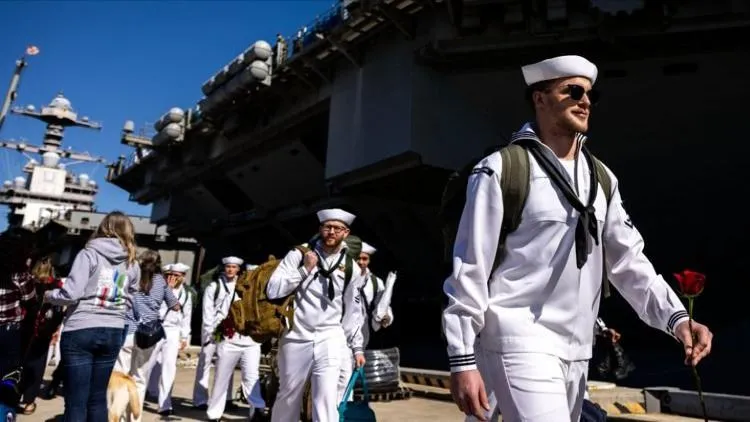 Mỹ: Tàu sân bay USS Gerald R. Ford về nước