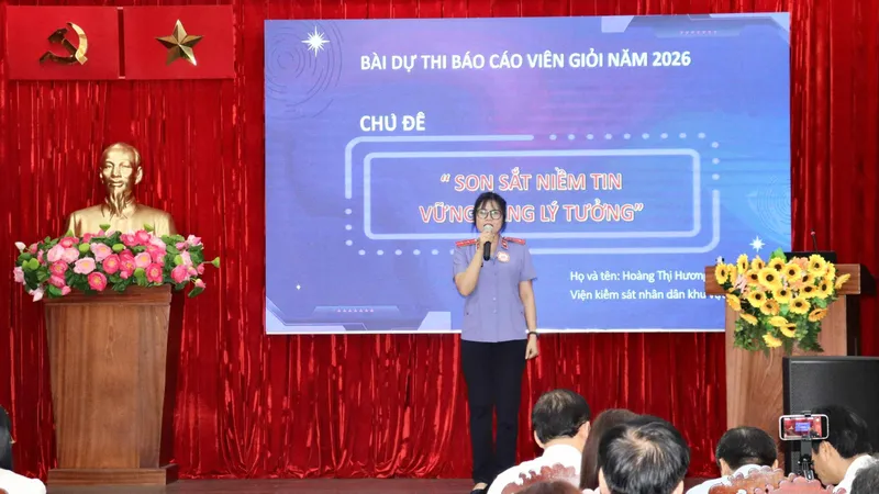 Lan tỏa hình ảnh báo cáo viên “vừa hồng vừa chuyên” 