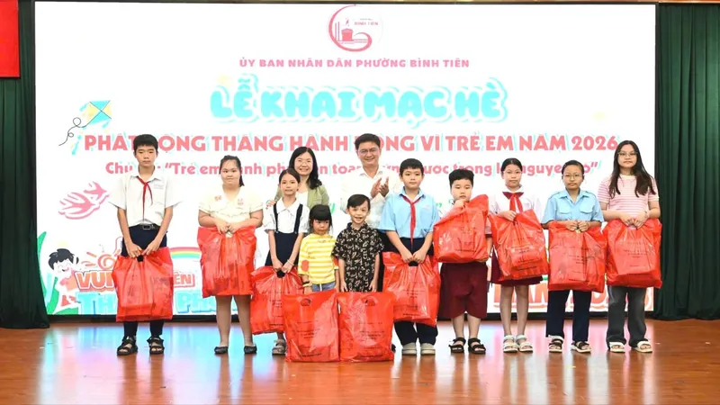 Phường Bình Tiên khởi động mùa hè an toàn, bổ ích cho thiếu nhi