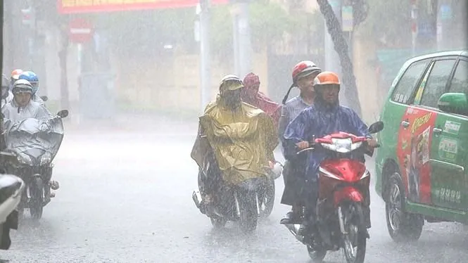 Nam bộ tiếp tục mưa dông do gió mùa Tây Nam