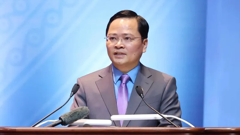 Đồng chí Nguyễn Anh Tuấn tái đắc cử Chủ tịch Tổng Liên đoàn Lao động Việt Nam khóa XIV