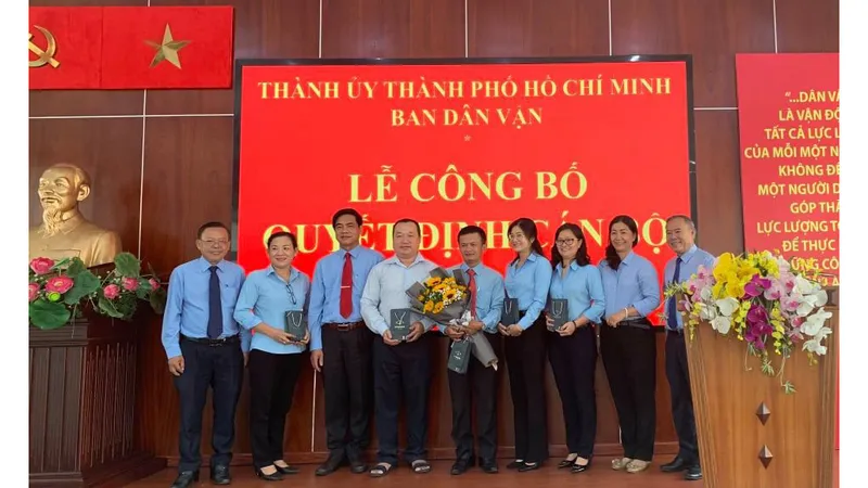 Thí sinh Phan Lê Vũ trúng tuyển chức danh trưởng phòng thuộc Ban Dân vận Thành ủy TPHCM